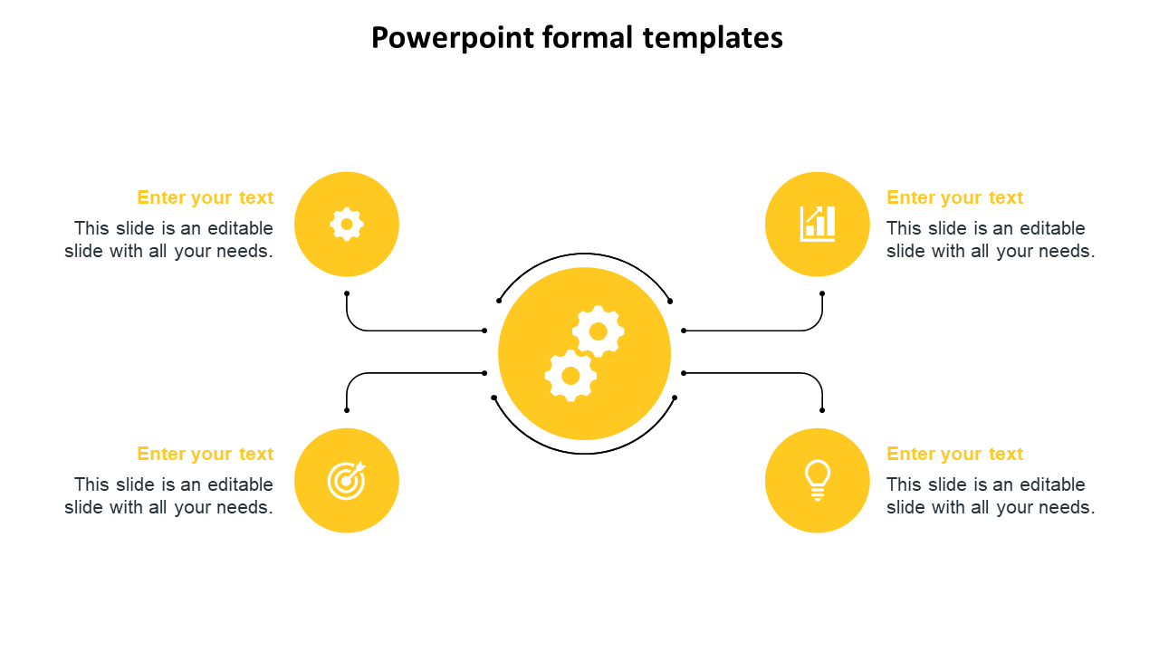 powerpoint formal templates-yellow